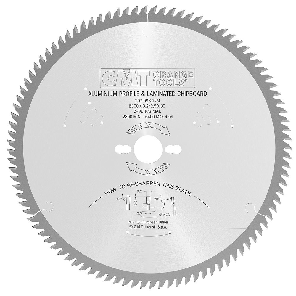 Buy CMT Aluminium Non-Metal/Laminate Saw Blade - 300x3.2x32 Online | Power Tools | Qetaat.com